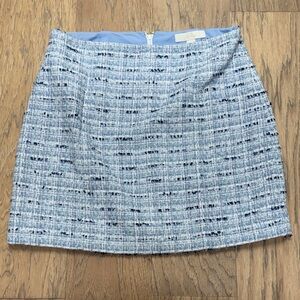 NWT Lilly Pulitzer Chic Tweed Mini Skirt in Blue